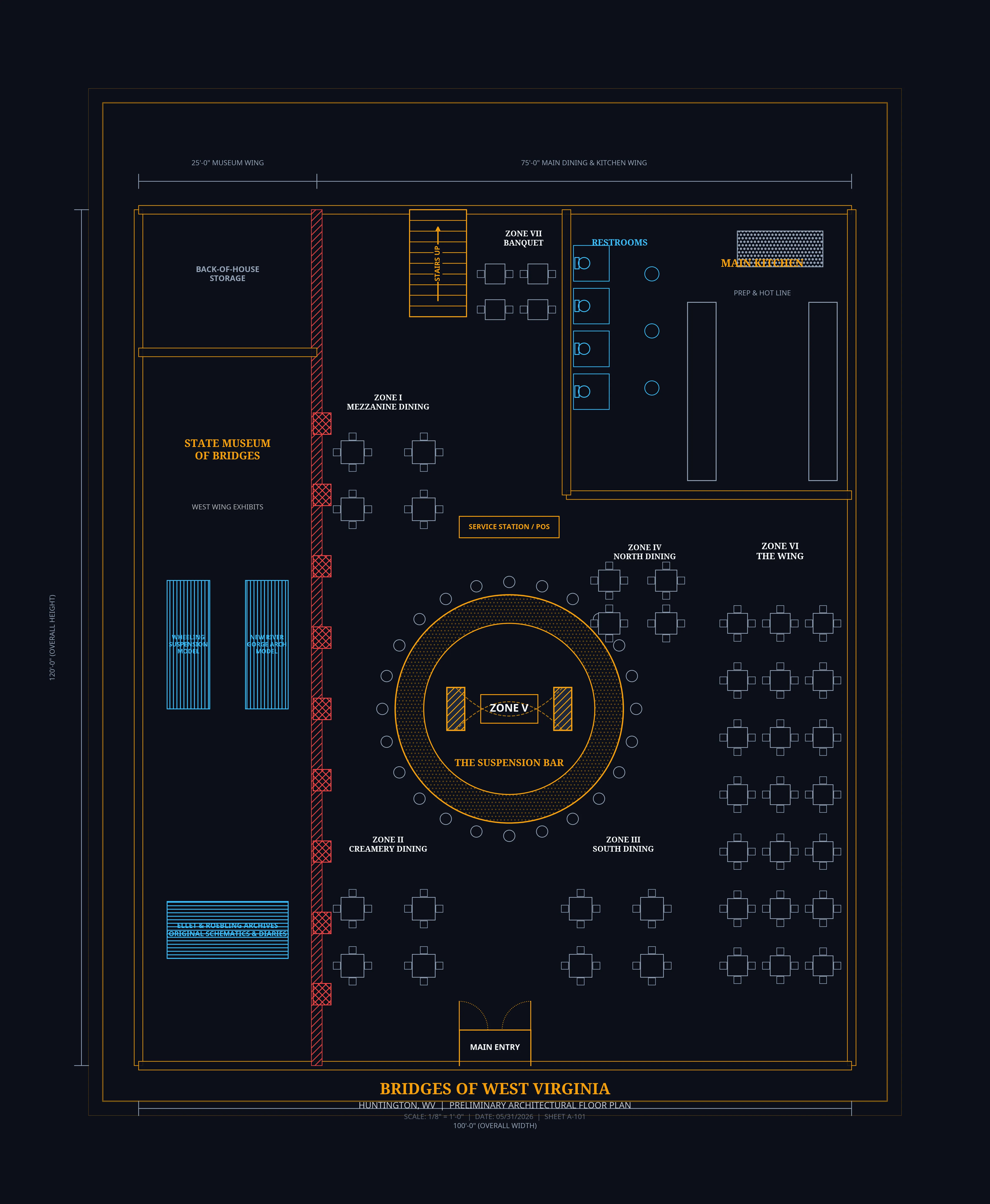 BridgesWV Professional Floor Plan Blueprint